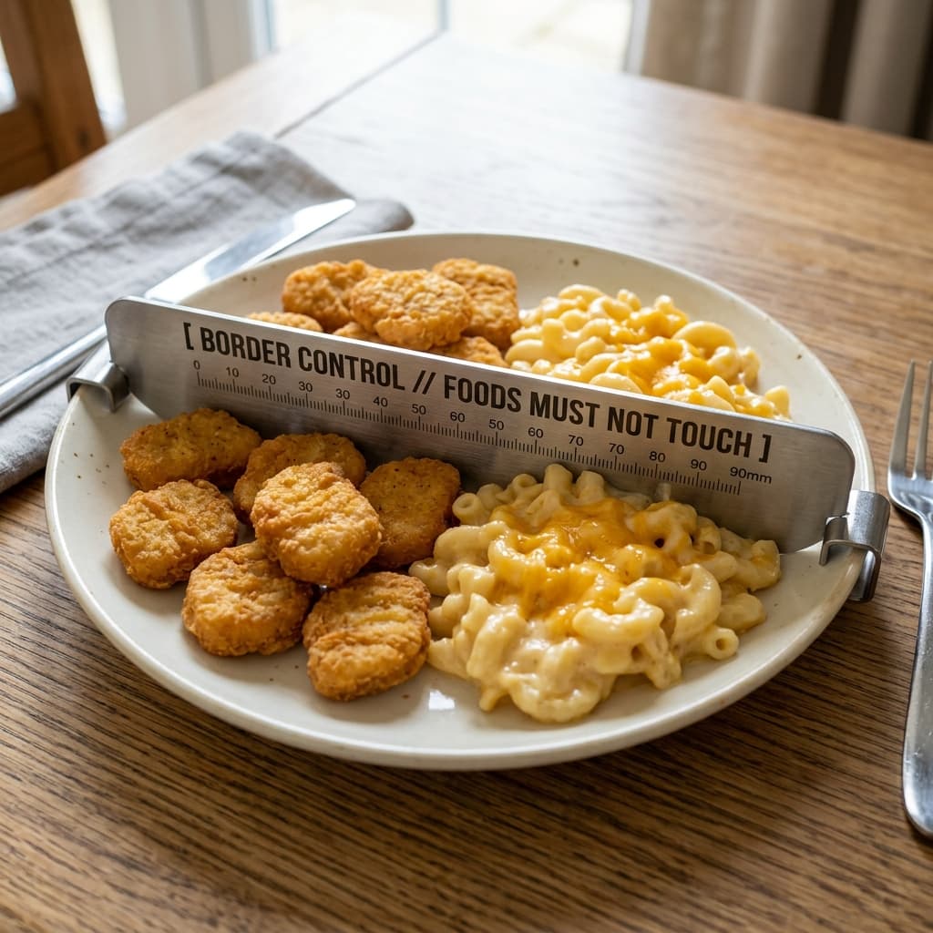 Toddler Food Border Patrol Stainless Plate Divider