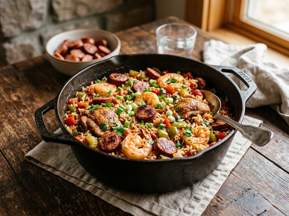Dutch Oven Jambalaya