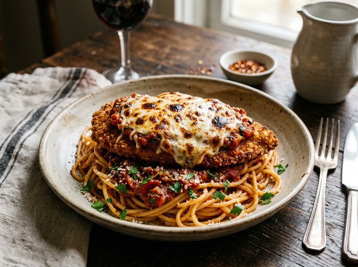 Oven Baked Chicken Parmesan