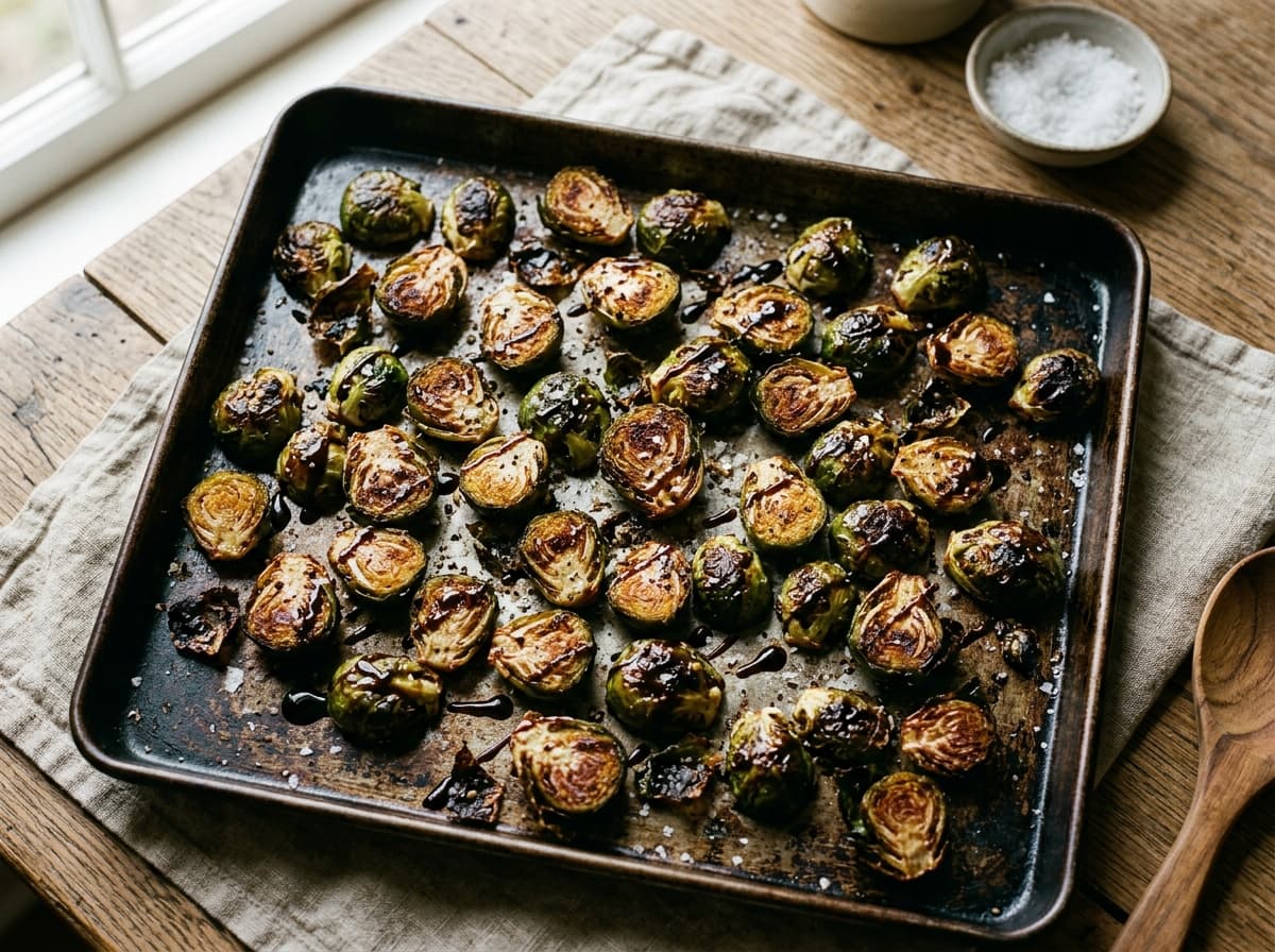 Sheet Pan Roasted Brussels Sprouts