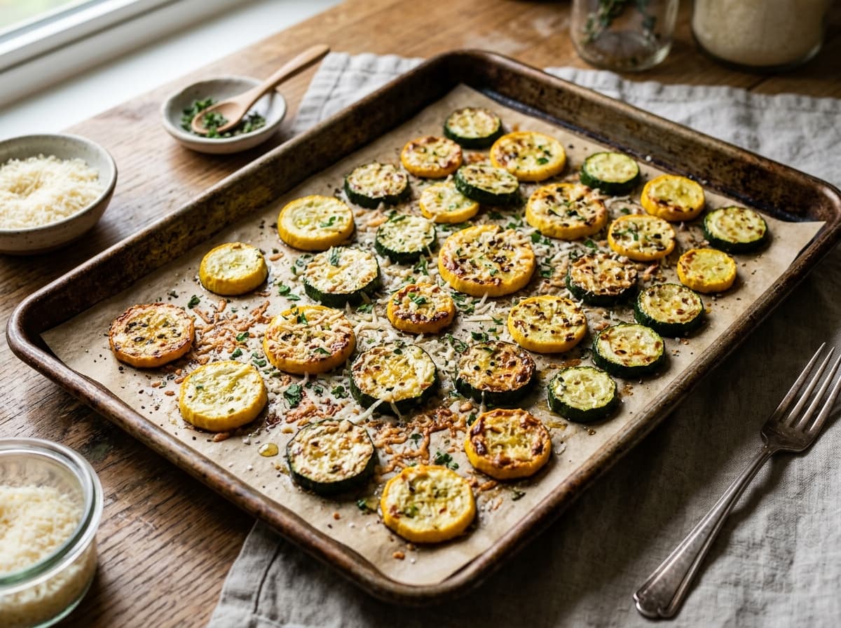 Sheet Pan Roasted Zucchini