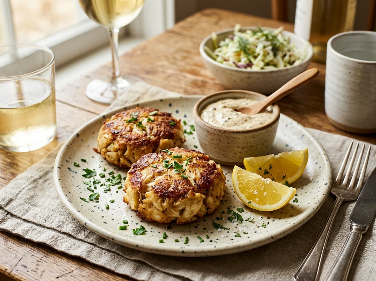 Skillet Maryland-Style Crab Cakes