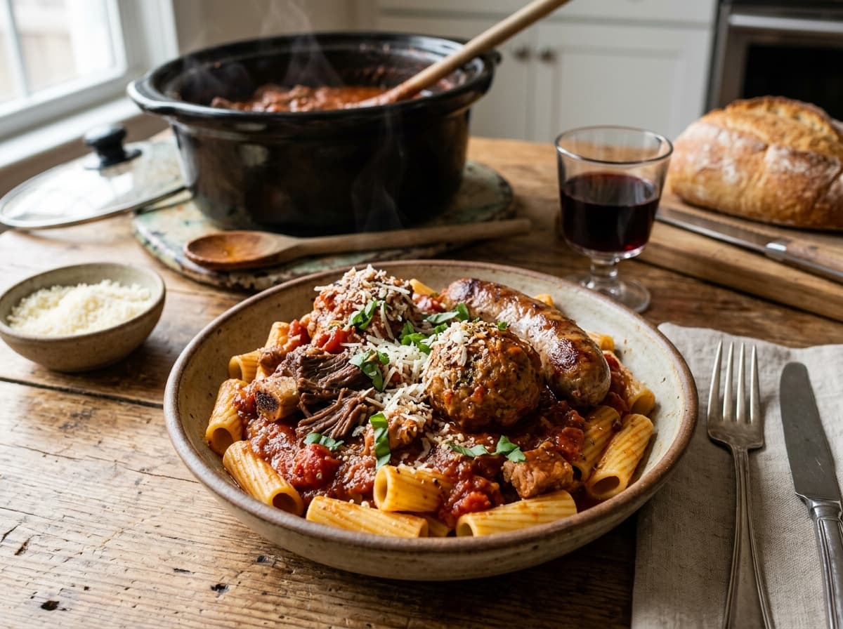 Slow Cooker Sunday Gravy