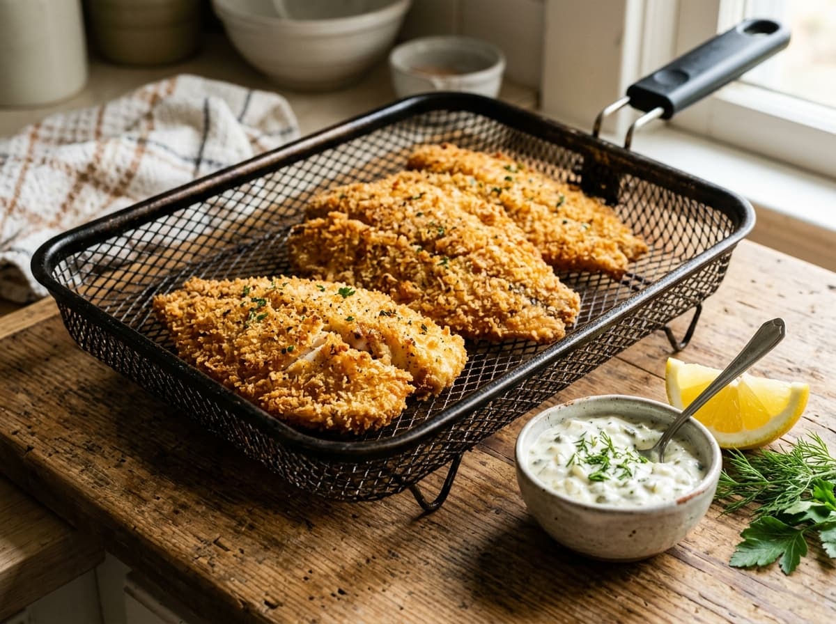 Air Fryer Crispy Tilapia Fillets