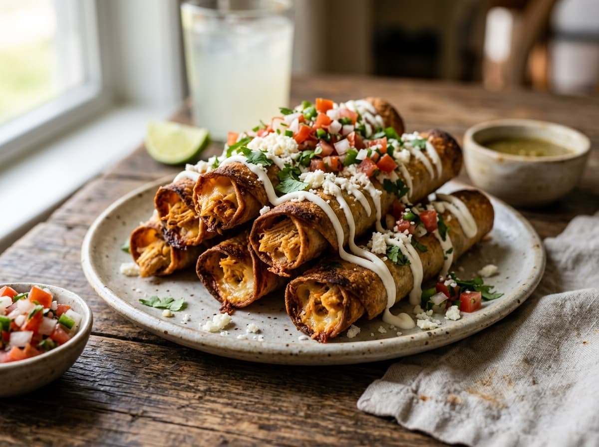 Air Fryer Frozen Taquitos