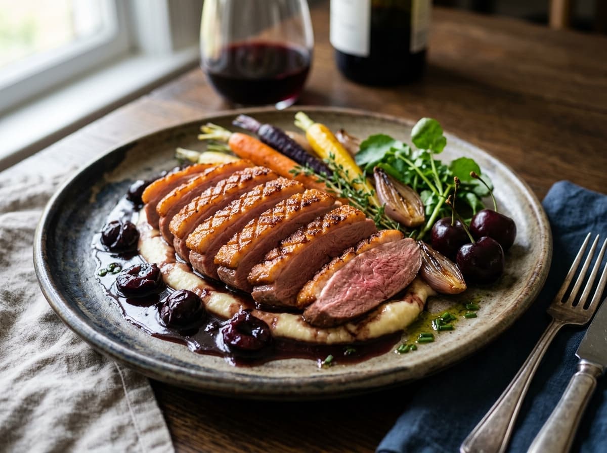 Cast Iron Seared Duck Breast