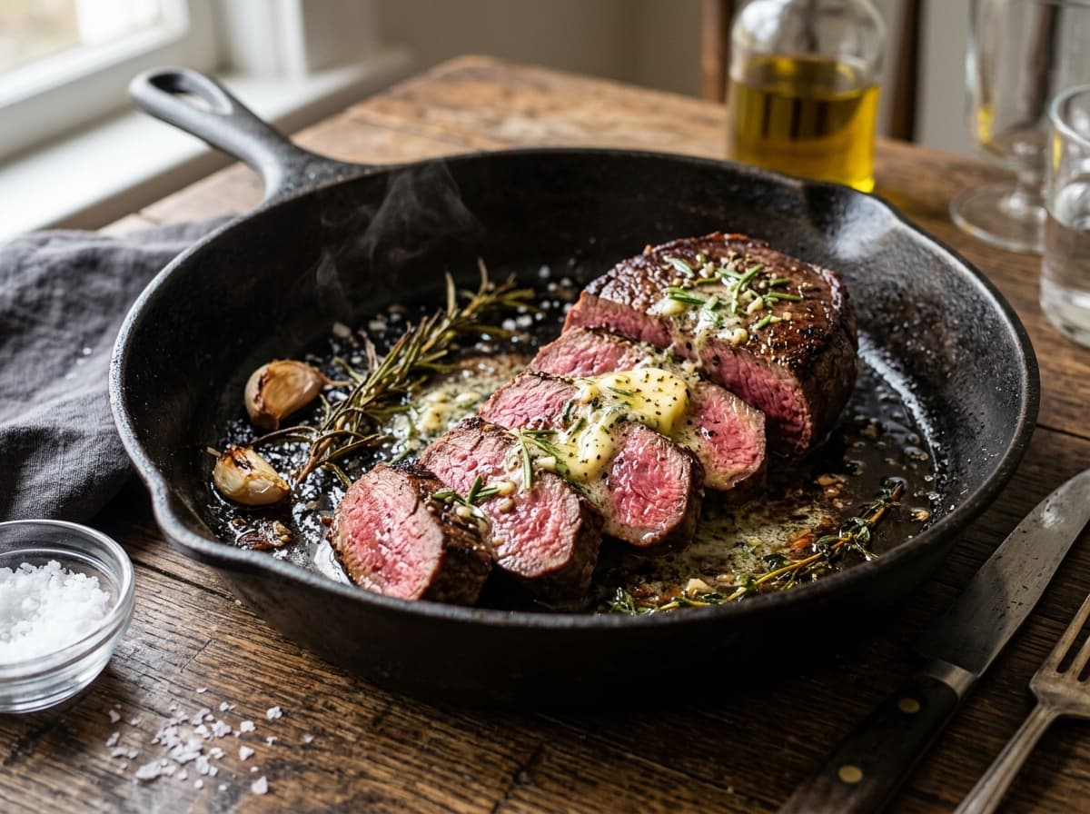 Cast Iron Venison Steak