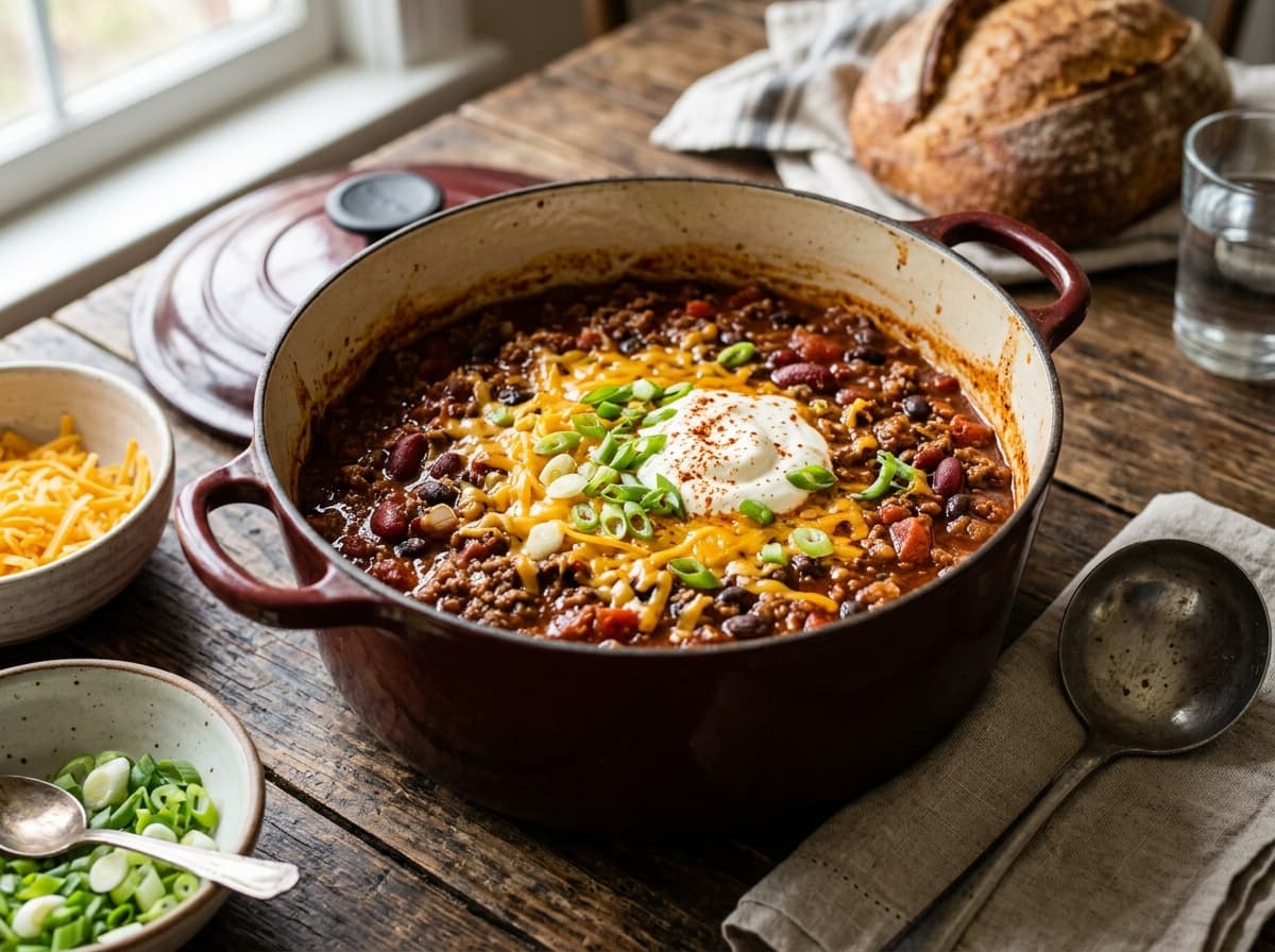 Dutch Oven Classic Beef Chili