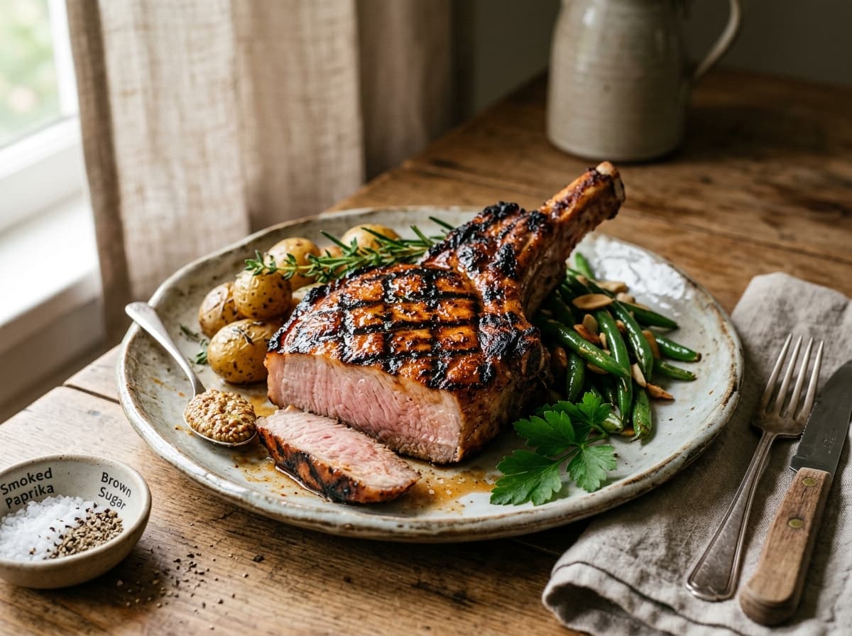 Grilled Thick-Cut Pork Chops