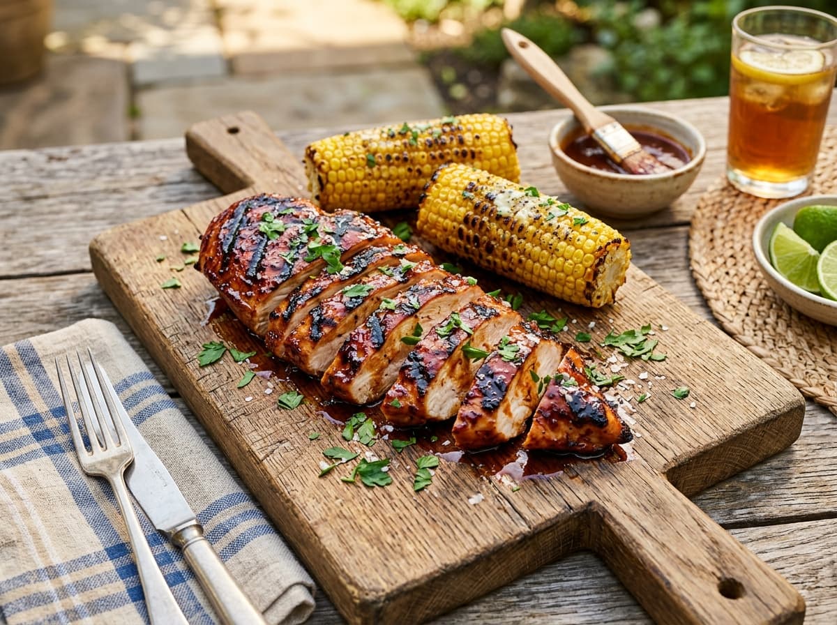 Grilled BBQ Chicken Breasts That Aren't Dry