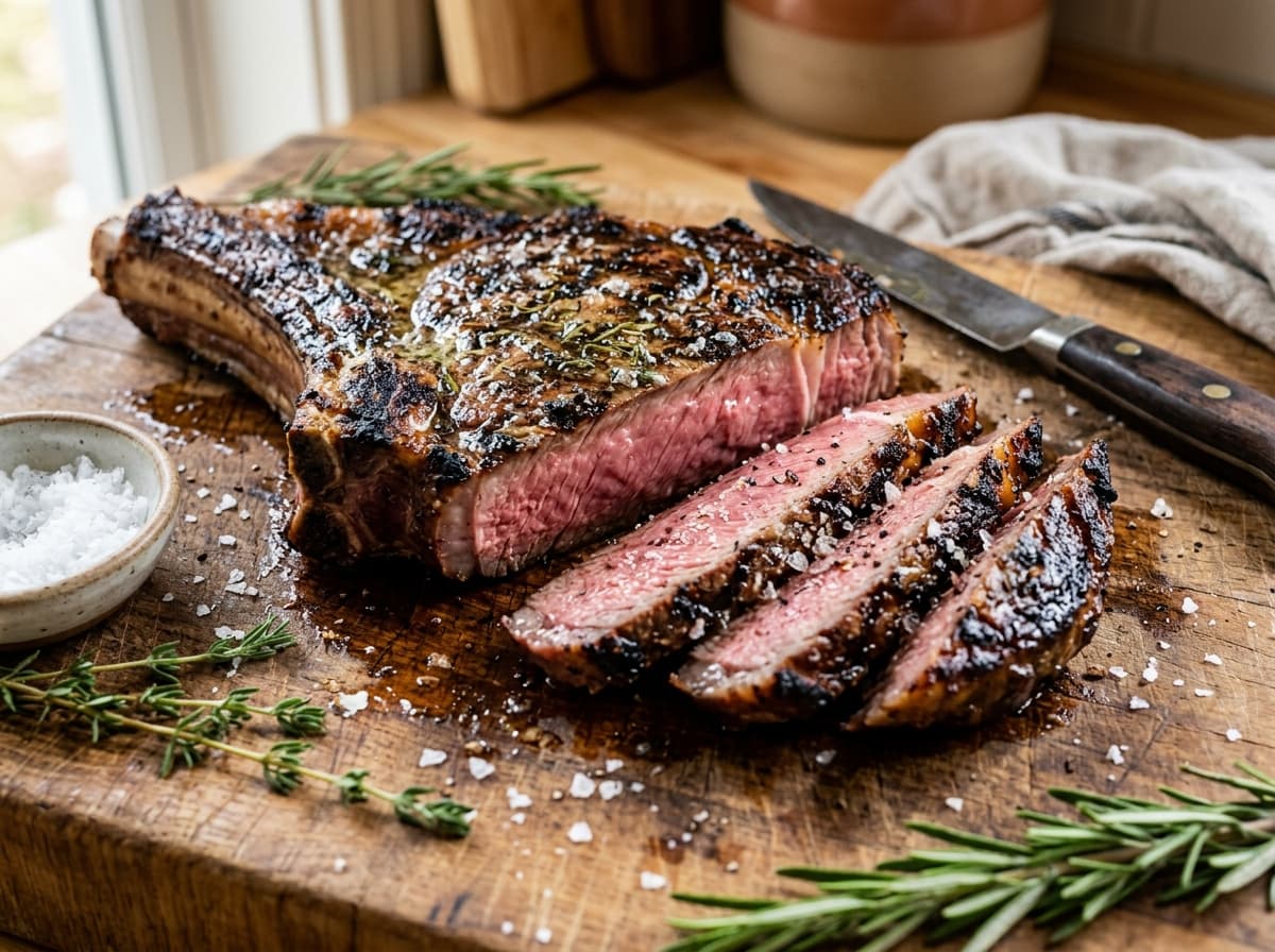 Grilled Reverse-Sear Ribeye