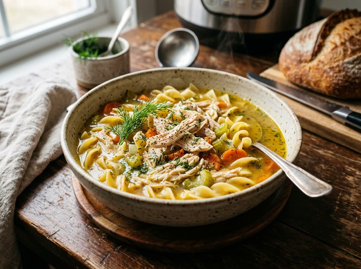 Instant Pot Chicken Noodle Soup