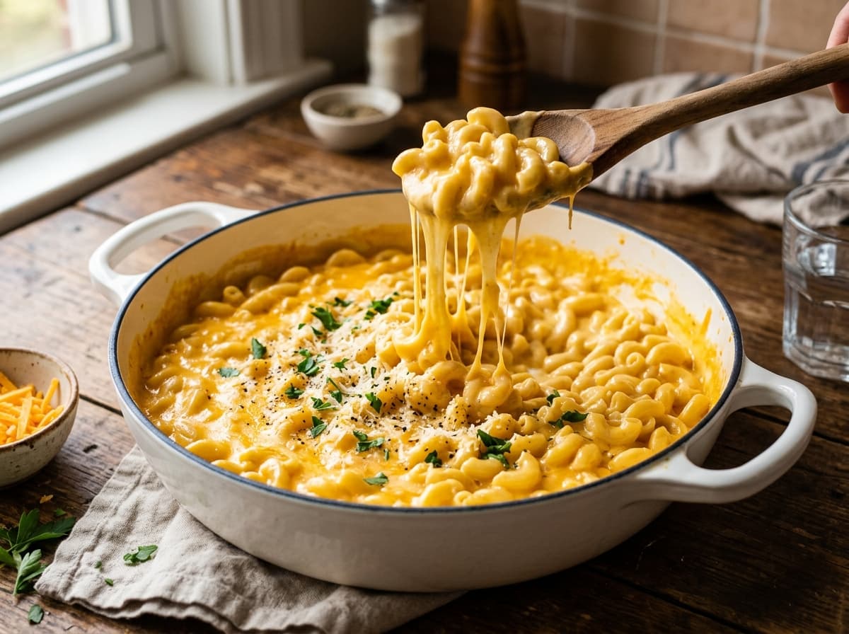 One-Pot Dutch Oven Mac & Cheese