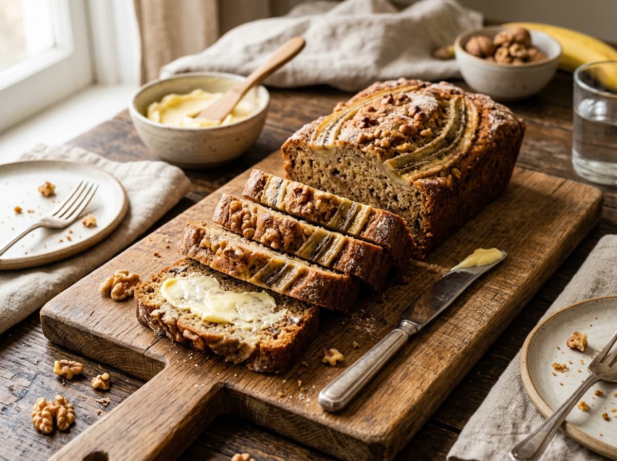 Classic Oven-Baked Banana Bread