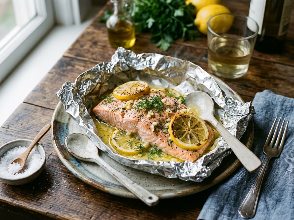 Oven Salmon in Foil