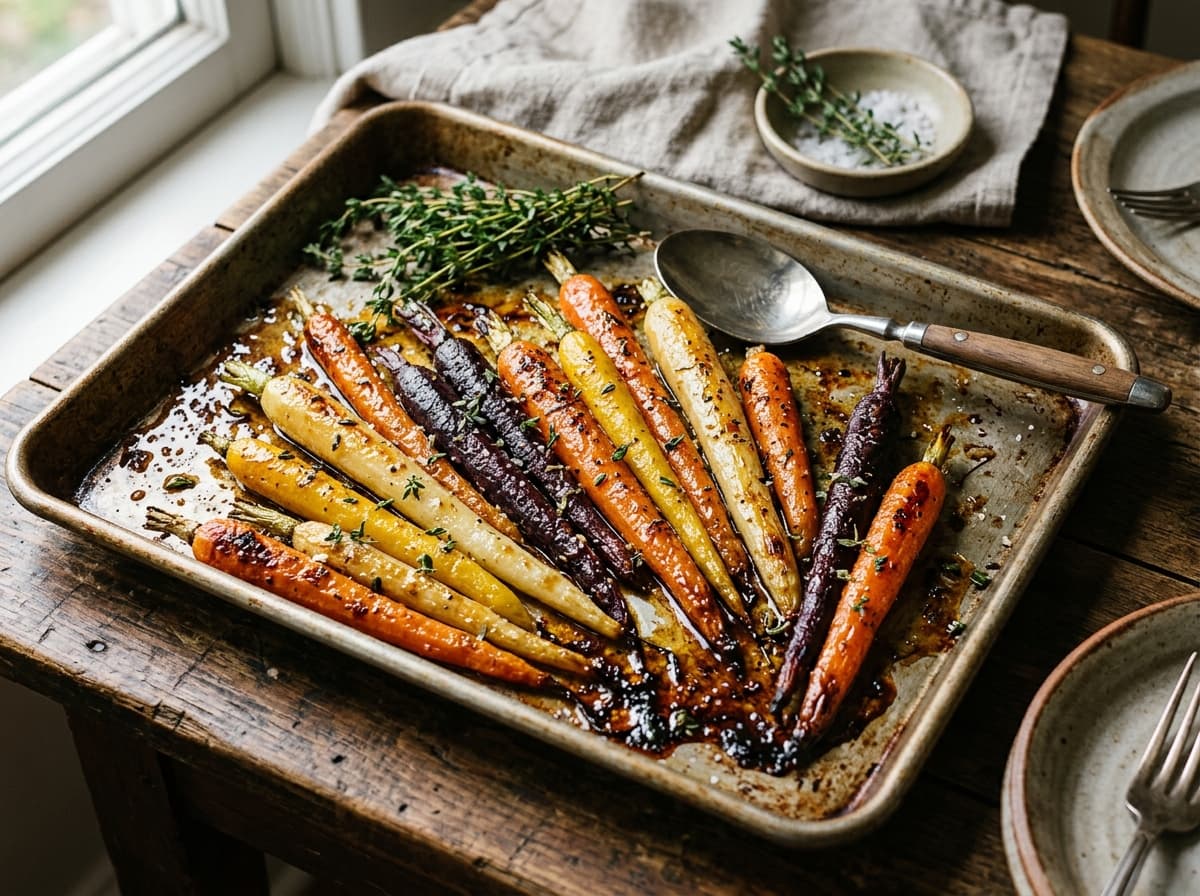 Sheet Pan Honey Glazed Carrots