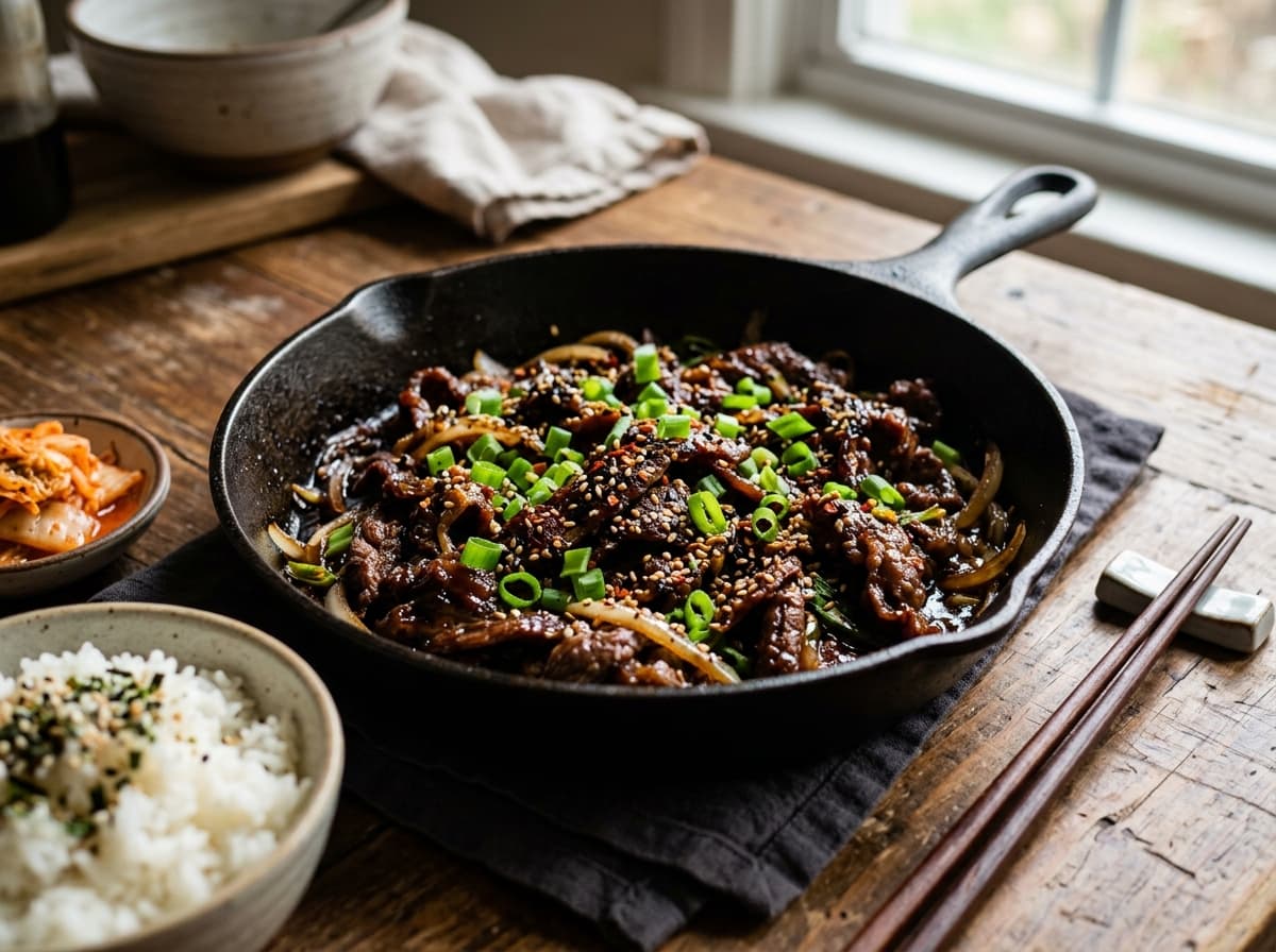 Skillet Beef Bulgogi