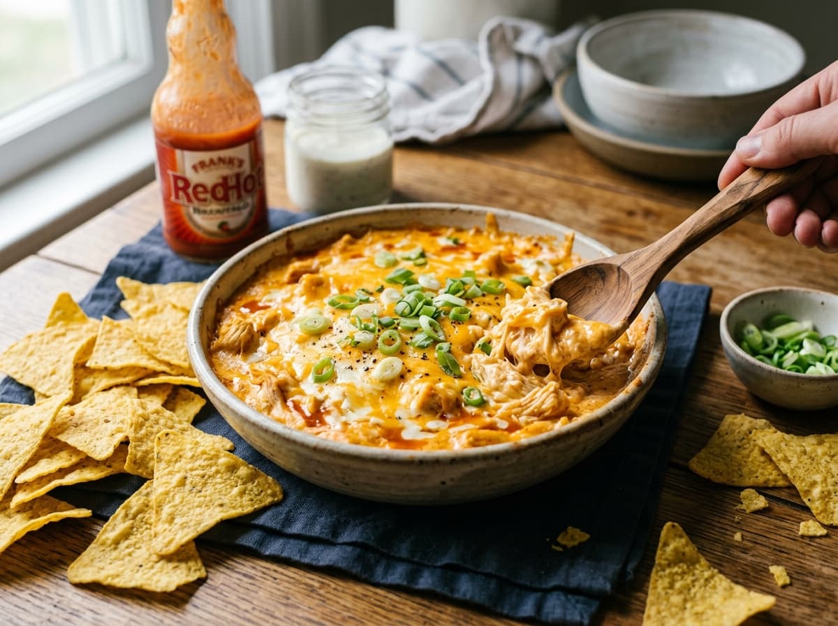 Slow Cooker Buffalo Chicken Dip