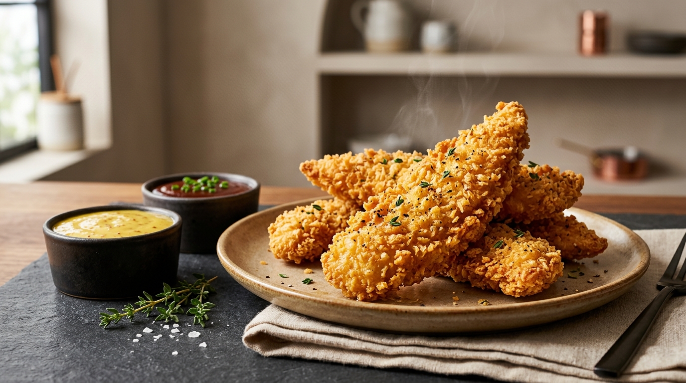 Air Fryer Crispy-Skin Bone-In Chicken Thighs