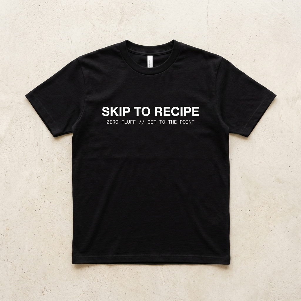 Skip to Recipe Heavyweight Tee - Product Spec