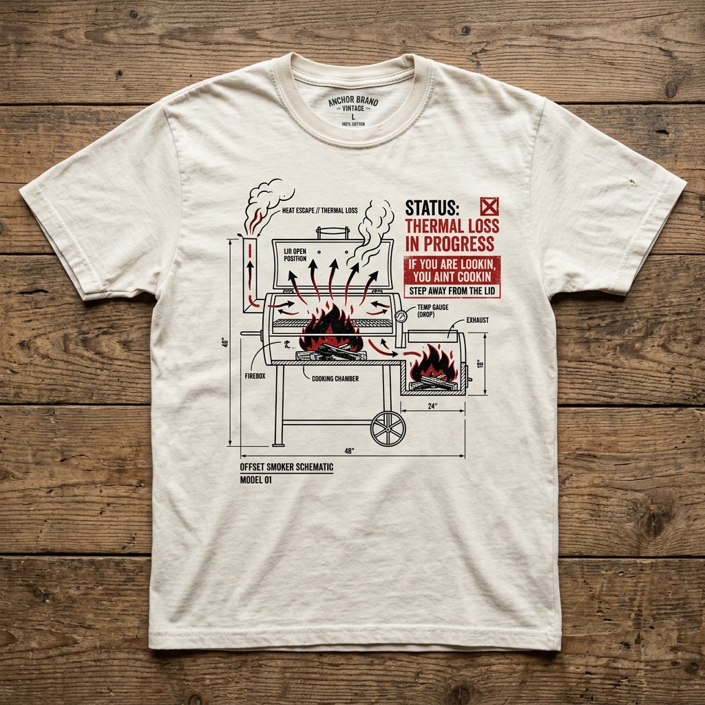 If You’re Lookin’, You Ain’t Cookin’ Smoker Tee