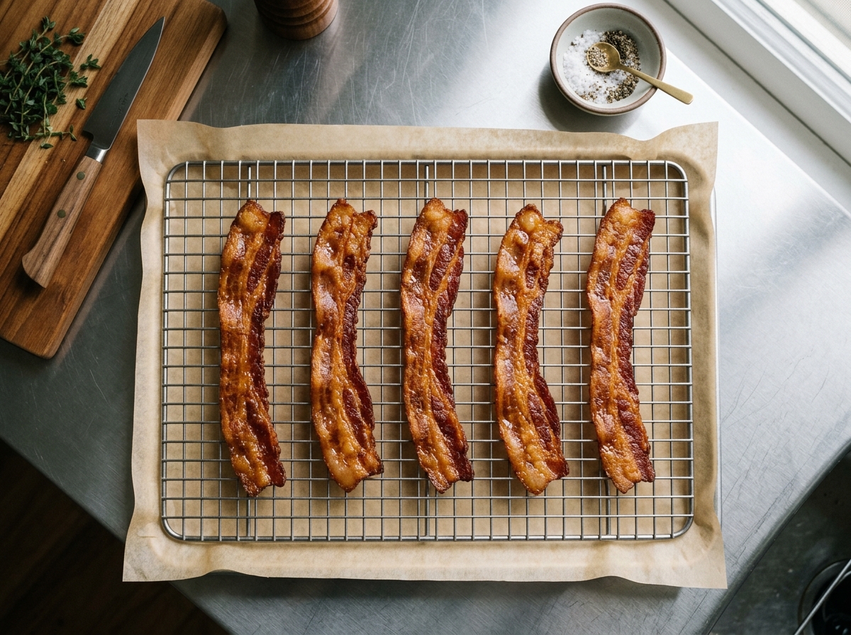Air Fryer Bacon (No Splatter)