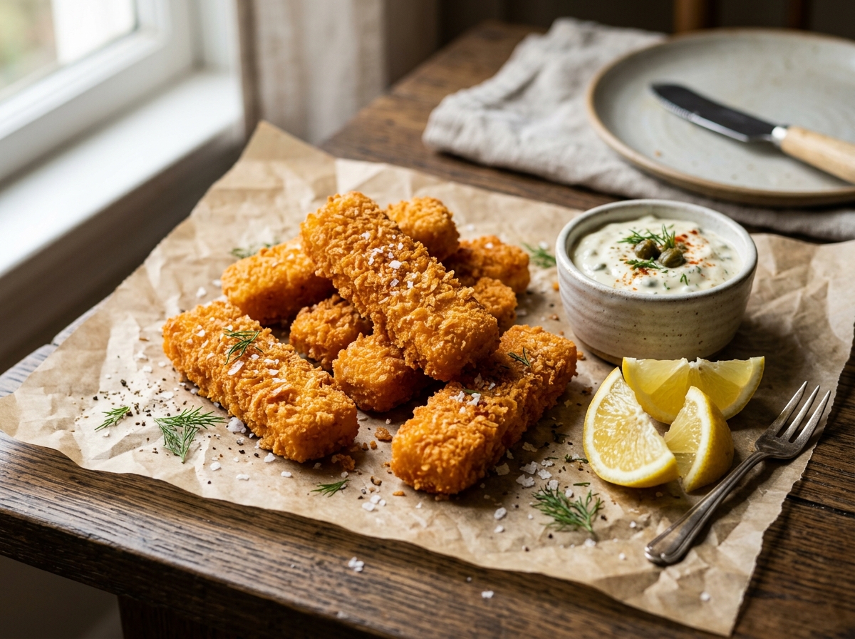 Air Fryer Cod Fish Sticks From Scratch