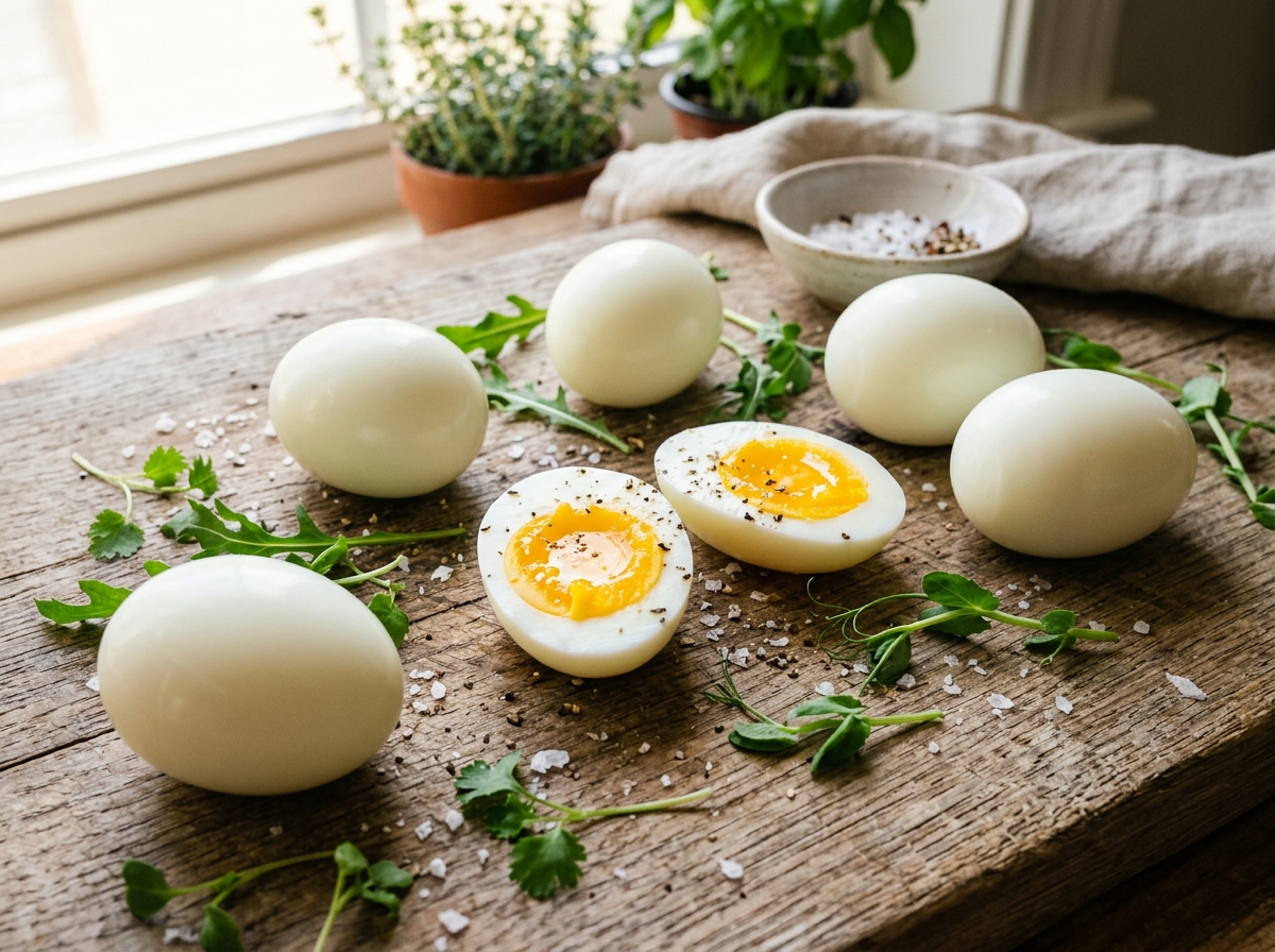 Air Fryer "Hard-Boiled" Eggs