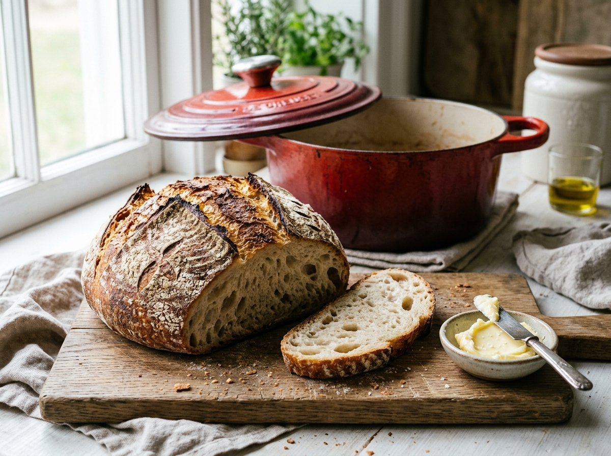Dutch Oven No-Knead Bread