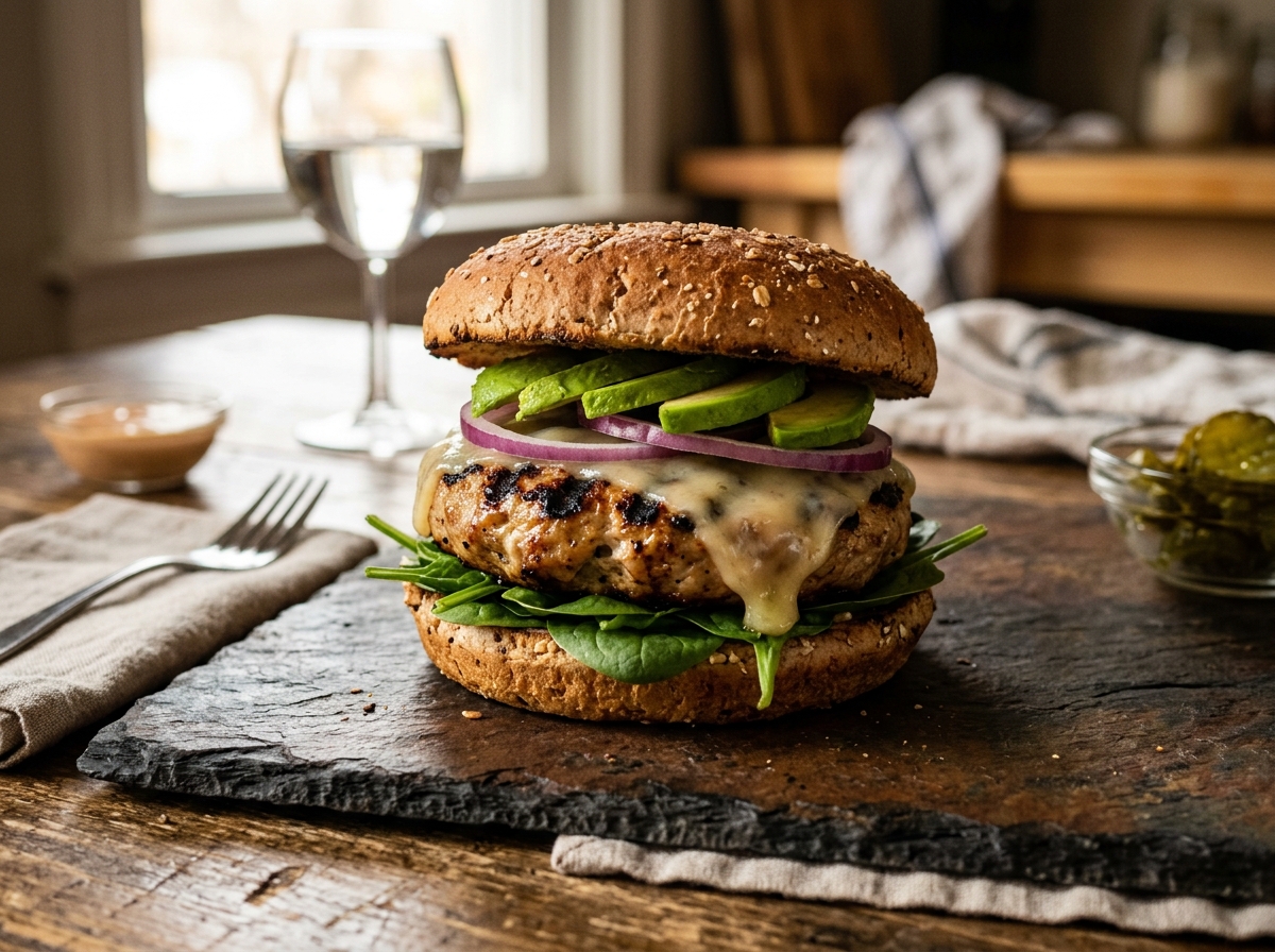 Grilled Turkey Burgers That Hold Together