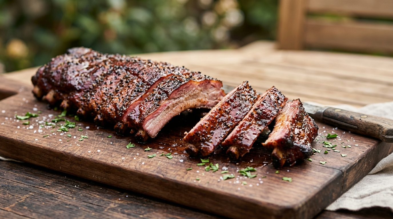 Smoked St. Louis Style Pork Ribs (3-2-1 Method)